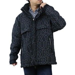 Burberry Dainton Logo Quilted Jacket Black Mens XL
